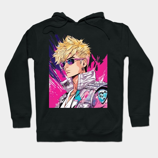 Handsome Boy Hoodie by animegirlnft